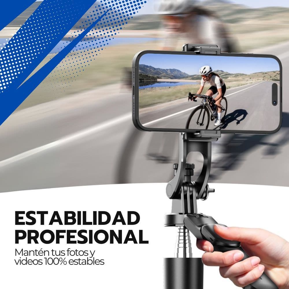 Palo Selfie Extensible Con Trípode y Rotación 360° — imagen 8