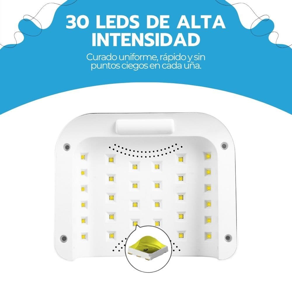 Lámpara Uñas UV/LED 120W Inalámbrica Profesional Belleza — imagen 5