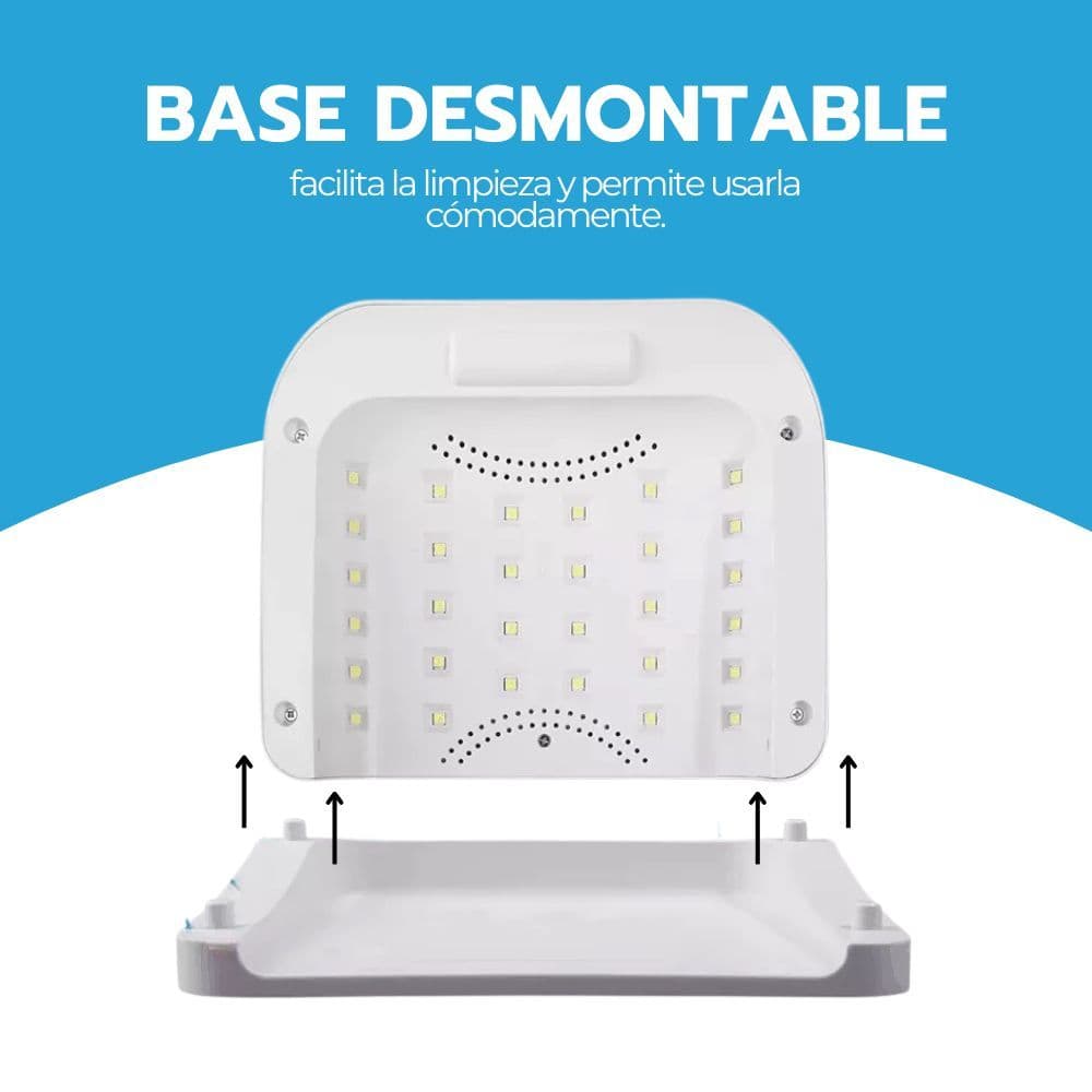 Lámpara Uñas UV/LED 120W Inalámbrica Profesional Belleza — imagen 6