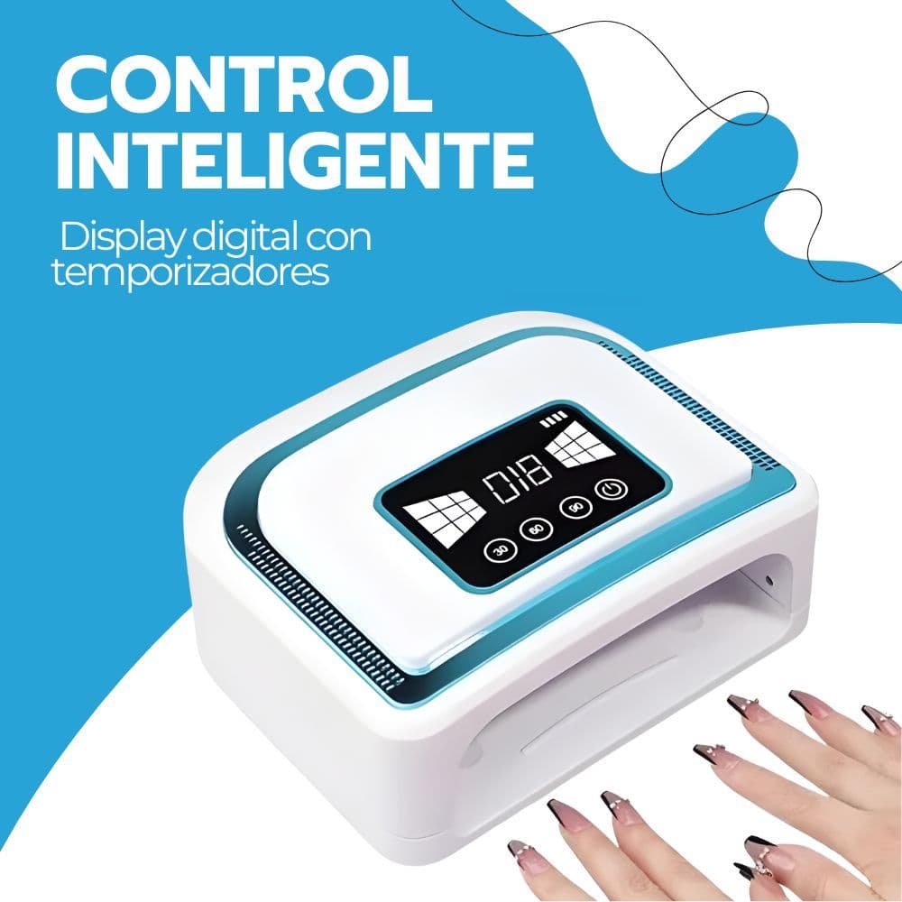 Lámpara Uñas UV/LED 120W Inalámbrica Profesional Belleza — imagen 8