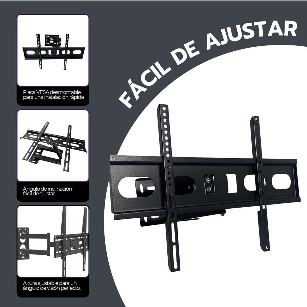 Soporte TV Articulado de Pared 32-70 Pulgadas Acero 35Kg — imagen 6