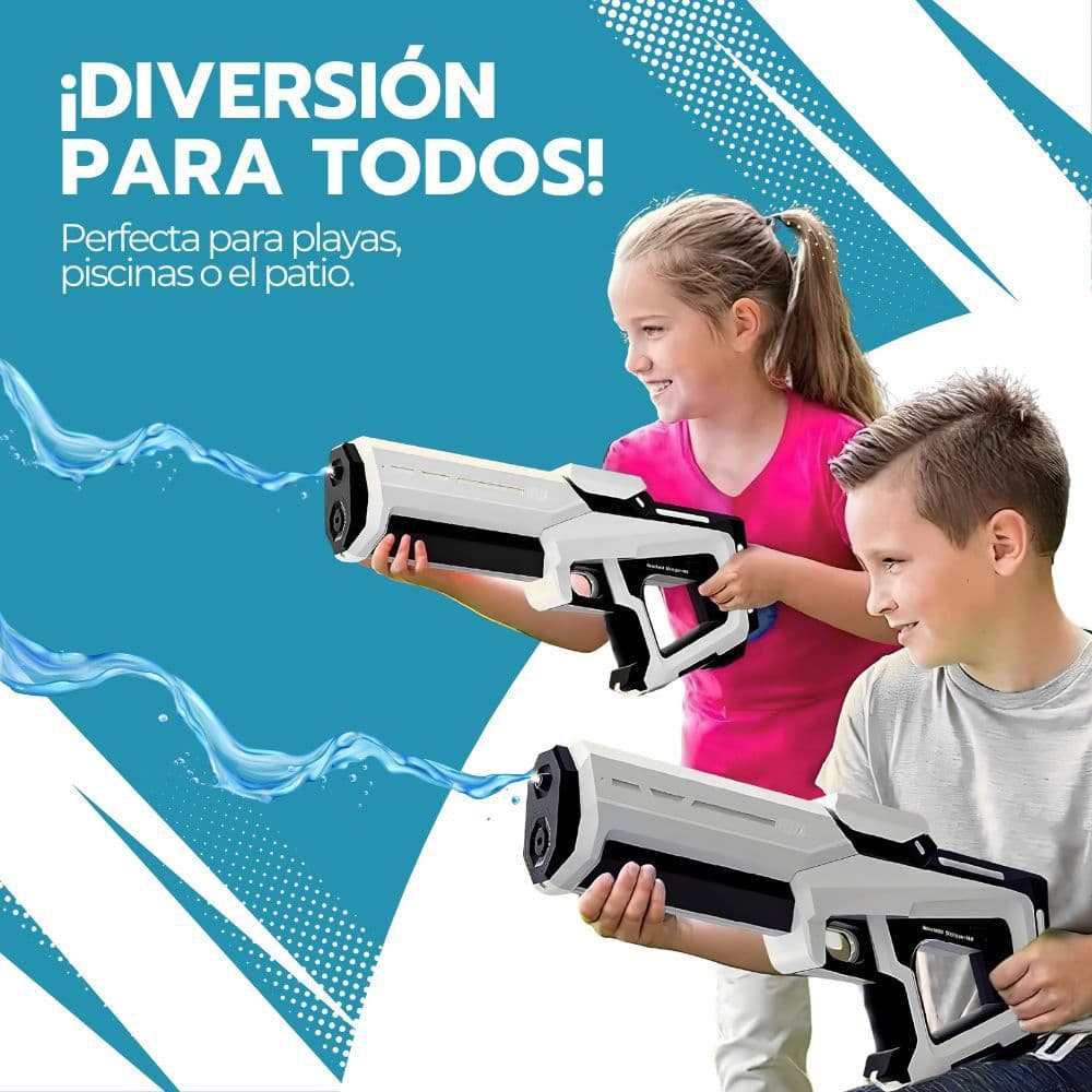 Pistola de Agua Inalámbrica Recargable con Batería y Lentes — imagen 7