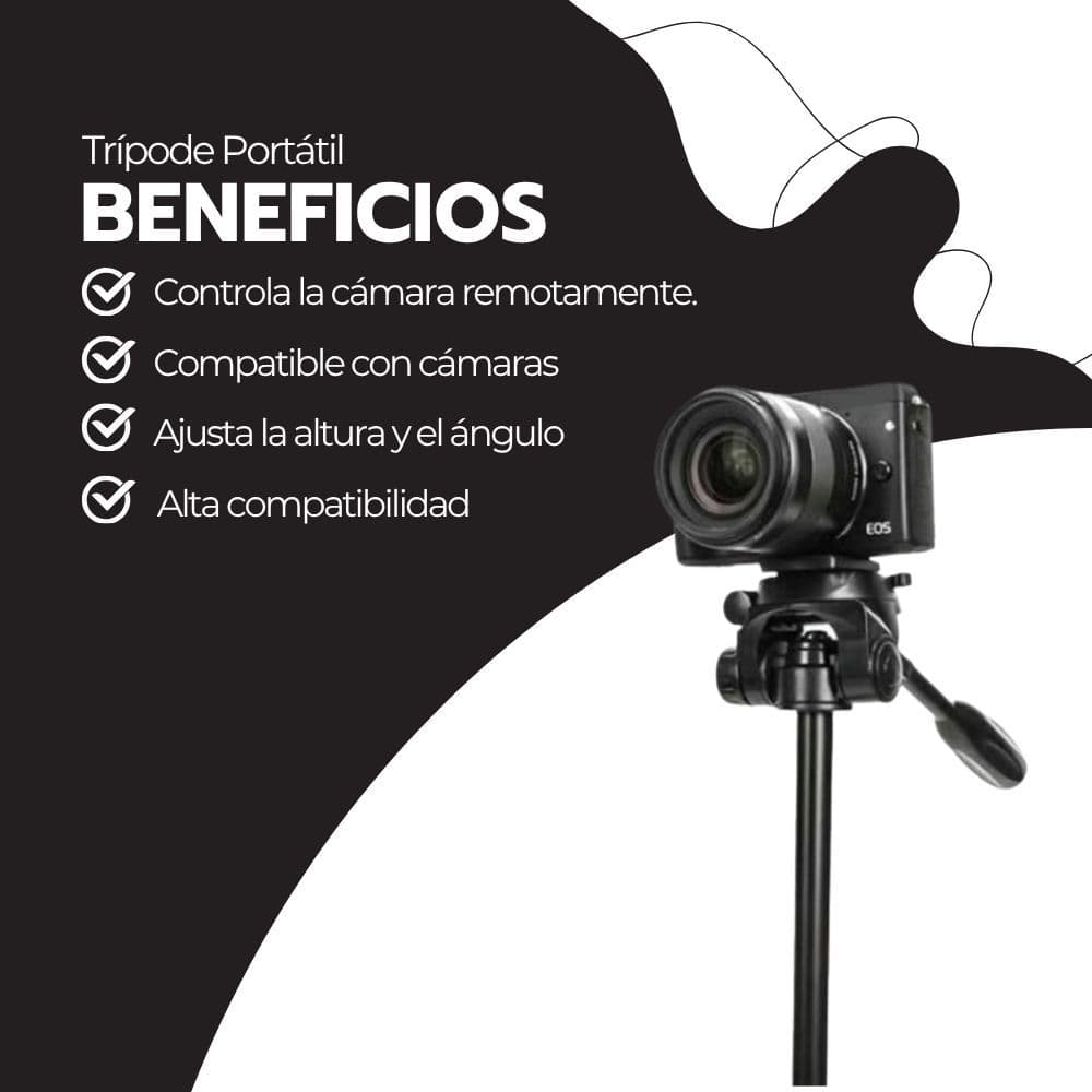Trípode Portátil para Celular Video con Disparador Bluetooth — imagen 4
