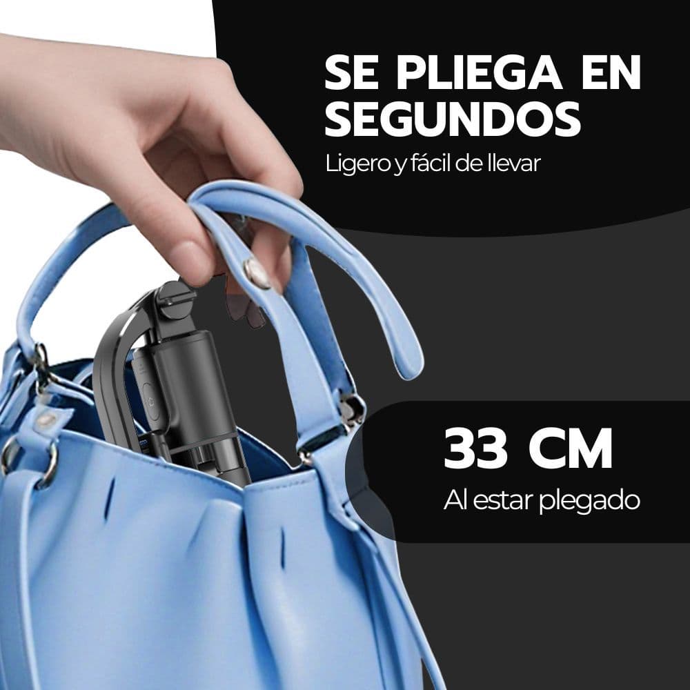 Trípode Palo Selfie Extensible 1.7m y Control Bluetooth — imagen 7