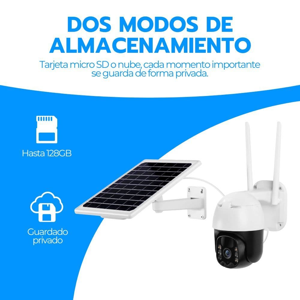 Cámara de Seguridad Solar IP66 5MP con Visión Nocturna — imagen 6