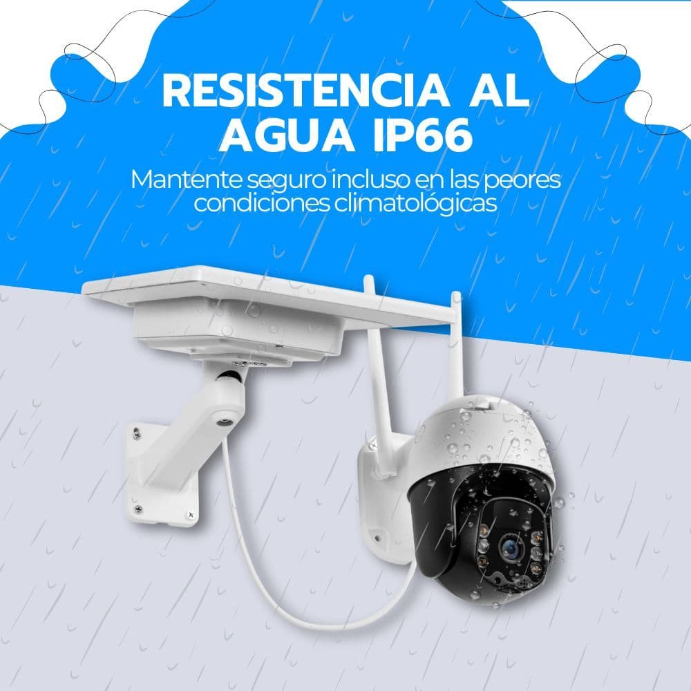 Cámara de Seguridad Solar IP66 5MP con Visión Nocturna — imagen 8