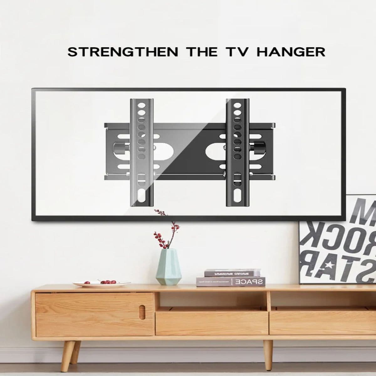 Soporte Con Inclinacion 15 A 42 Led Lcd Plasma Tele Tv Muro — imagen 8