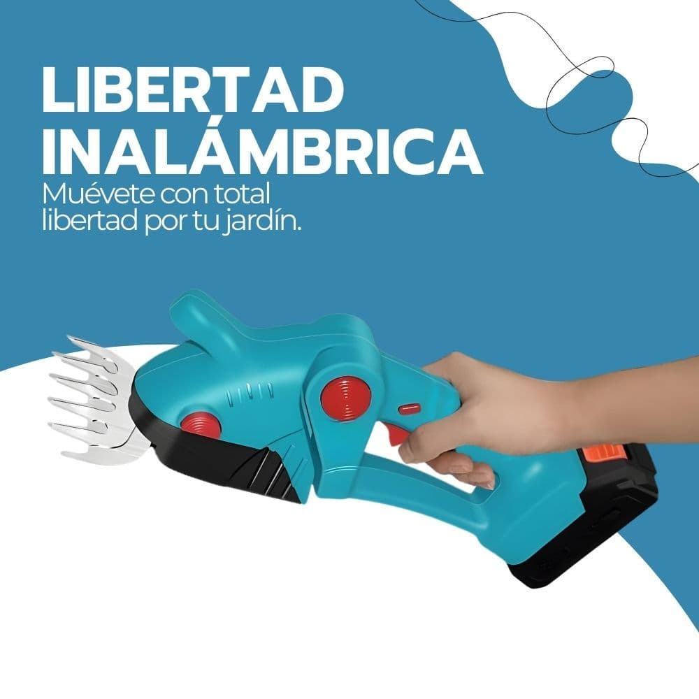 Cortasetos Inalámbrico 2en1 24V 20000rpm Azul — imagen 7