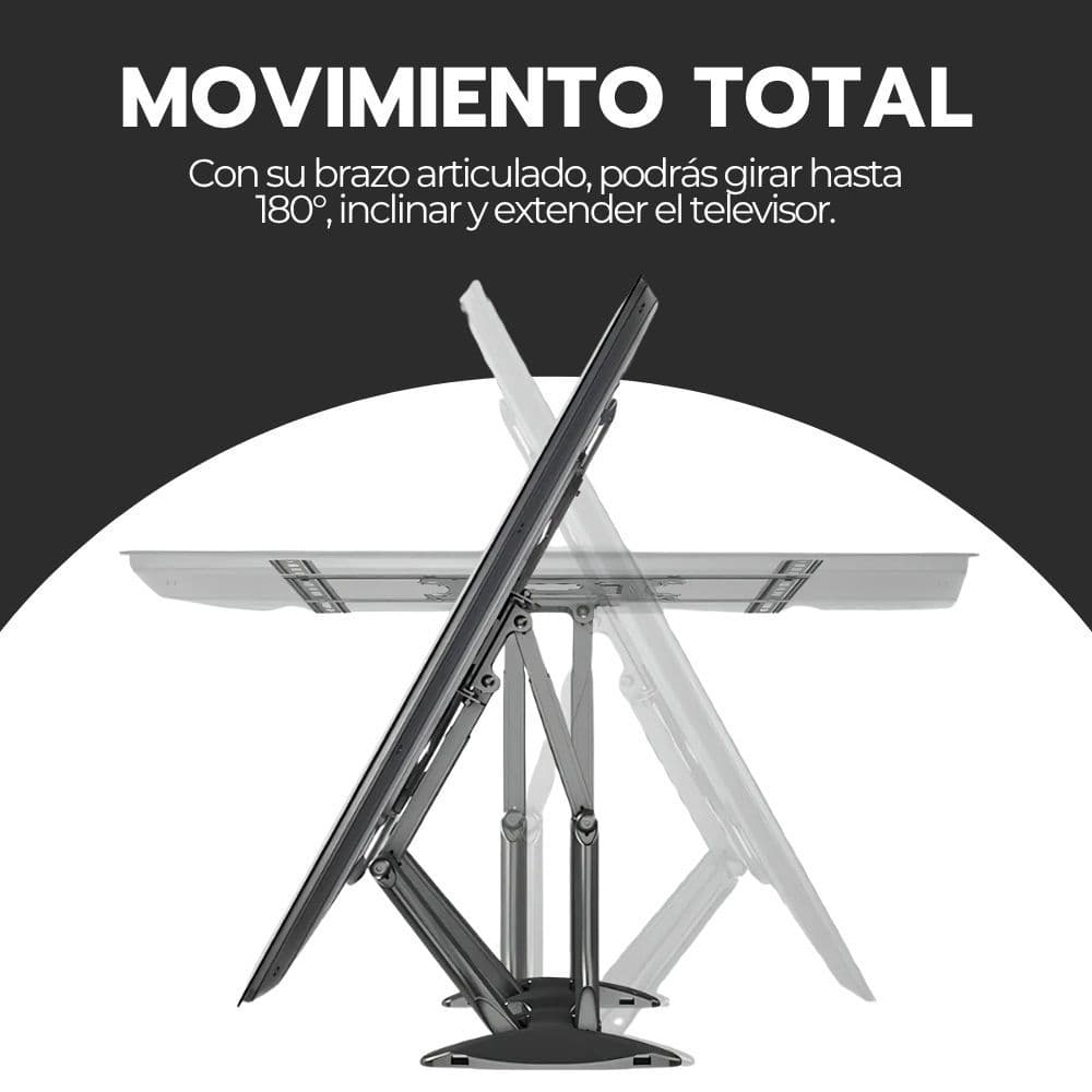Soporte TV Full Motion 45–75" Acero Reforzado Giro 180° — imagen 8
