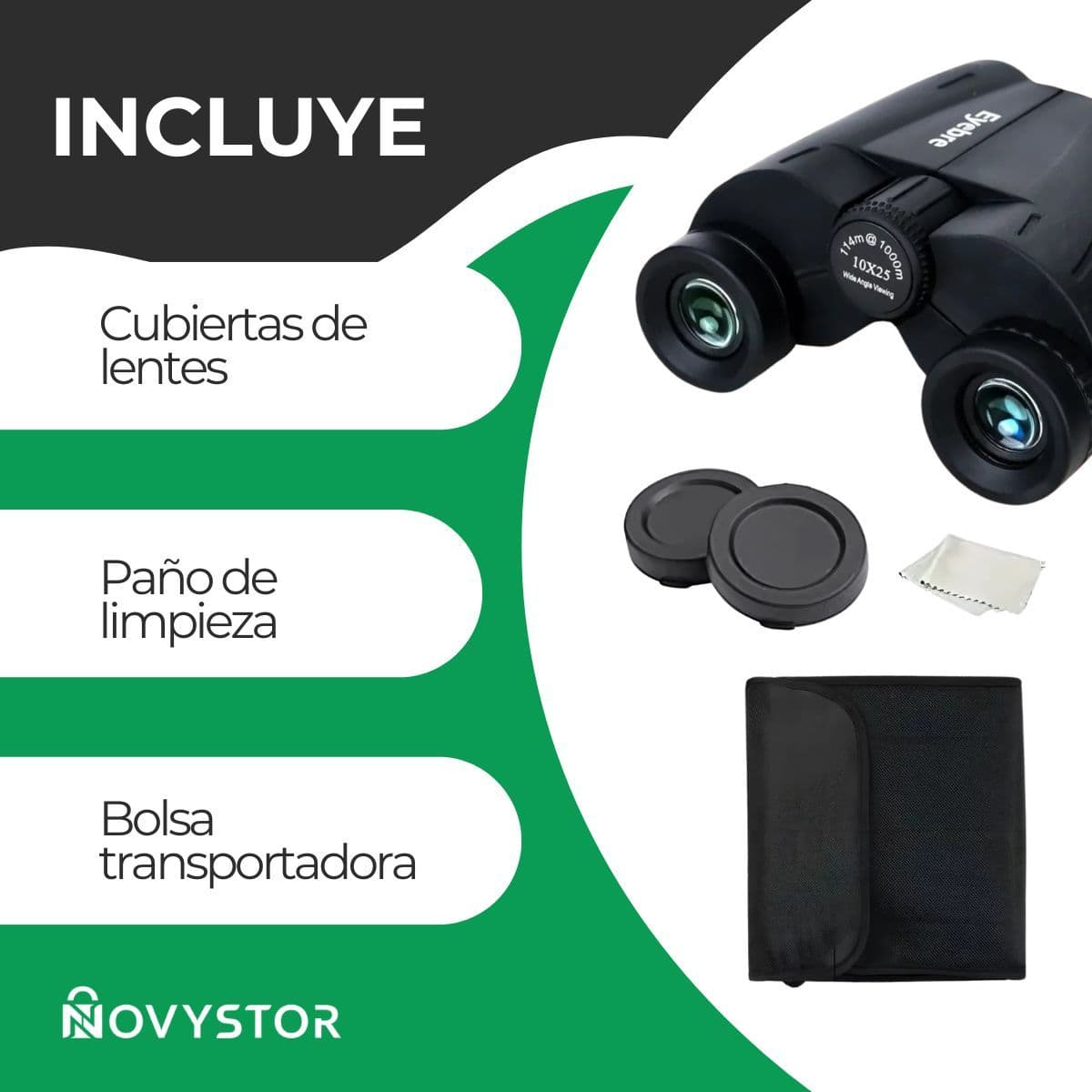 Binoculares Largo Alcance 10x25 Aumento 10x Eyebre Ld117 — imagen 6