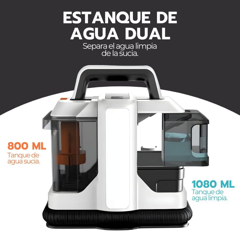 Aspiradora De Agua Lava Alfombras Tapiz Pisos Hogar 750W — imagen 8