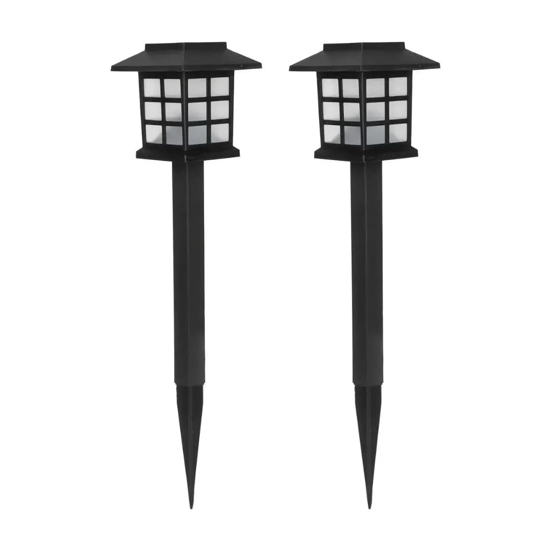 Pack X2 Lámpara Solar Led Estaca Luminosa Jardín