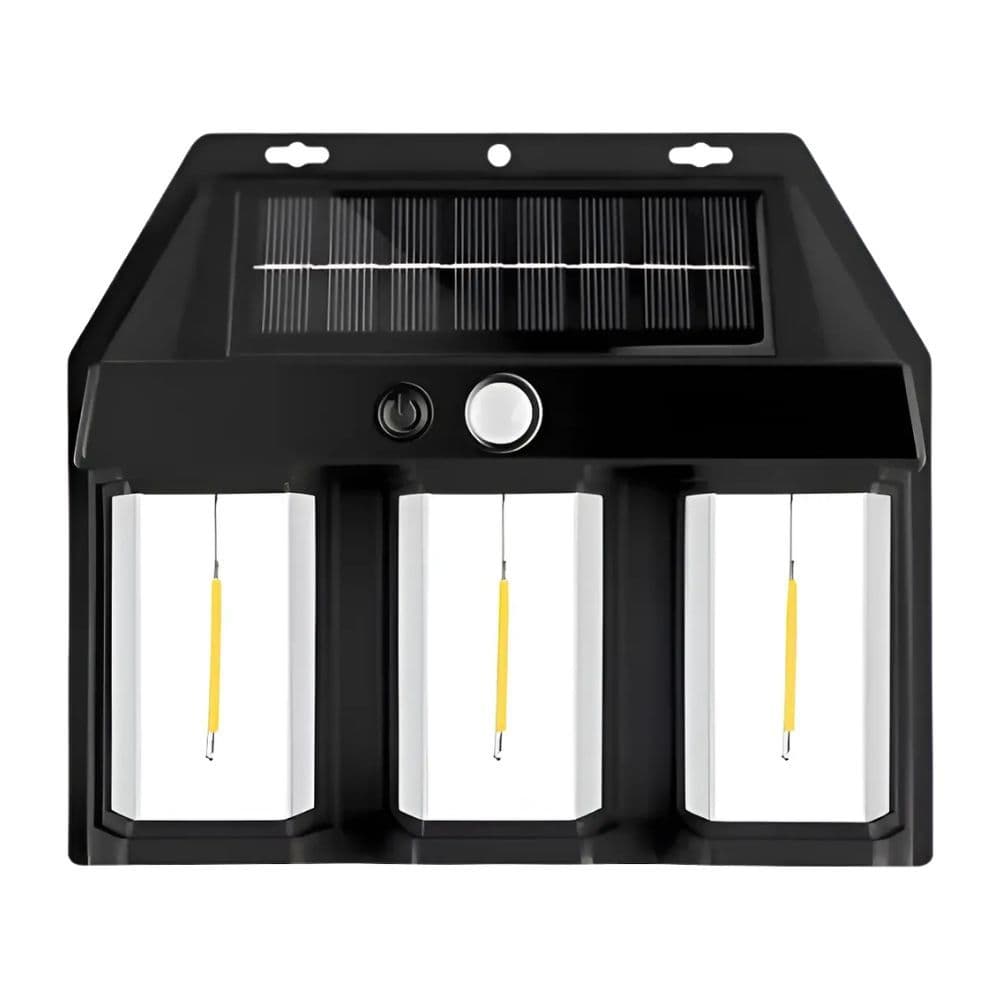 Farol Solar De Pared Sensor Movimiento Luz Cálida Exterior — imagen 2