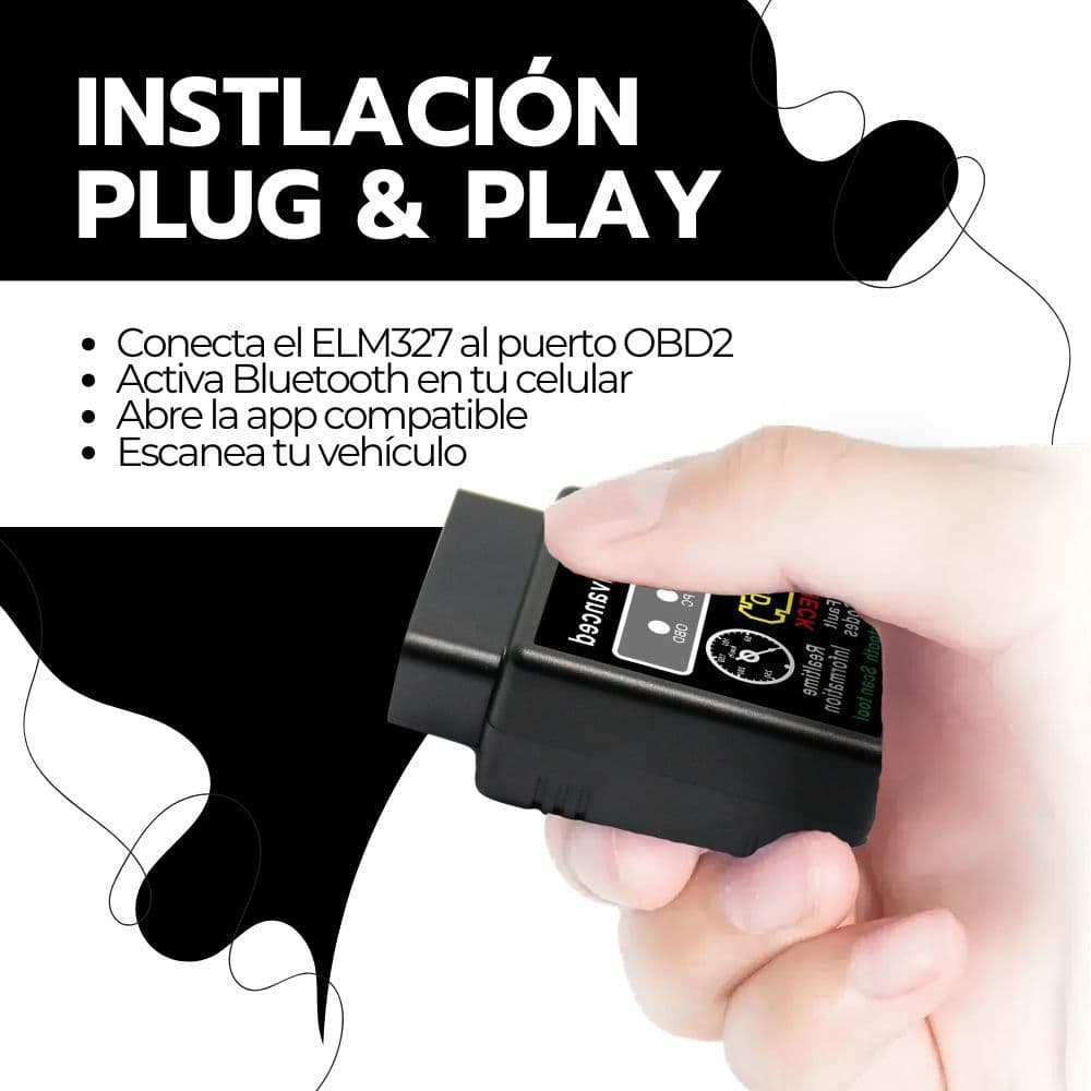Scanner Auto ELM327 Bluetooth OBD2 Borra Check Engine — imagen 7