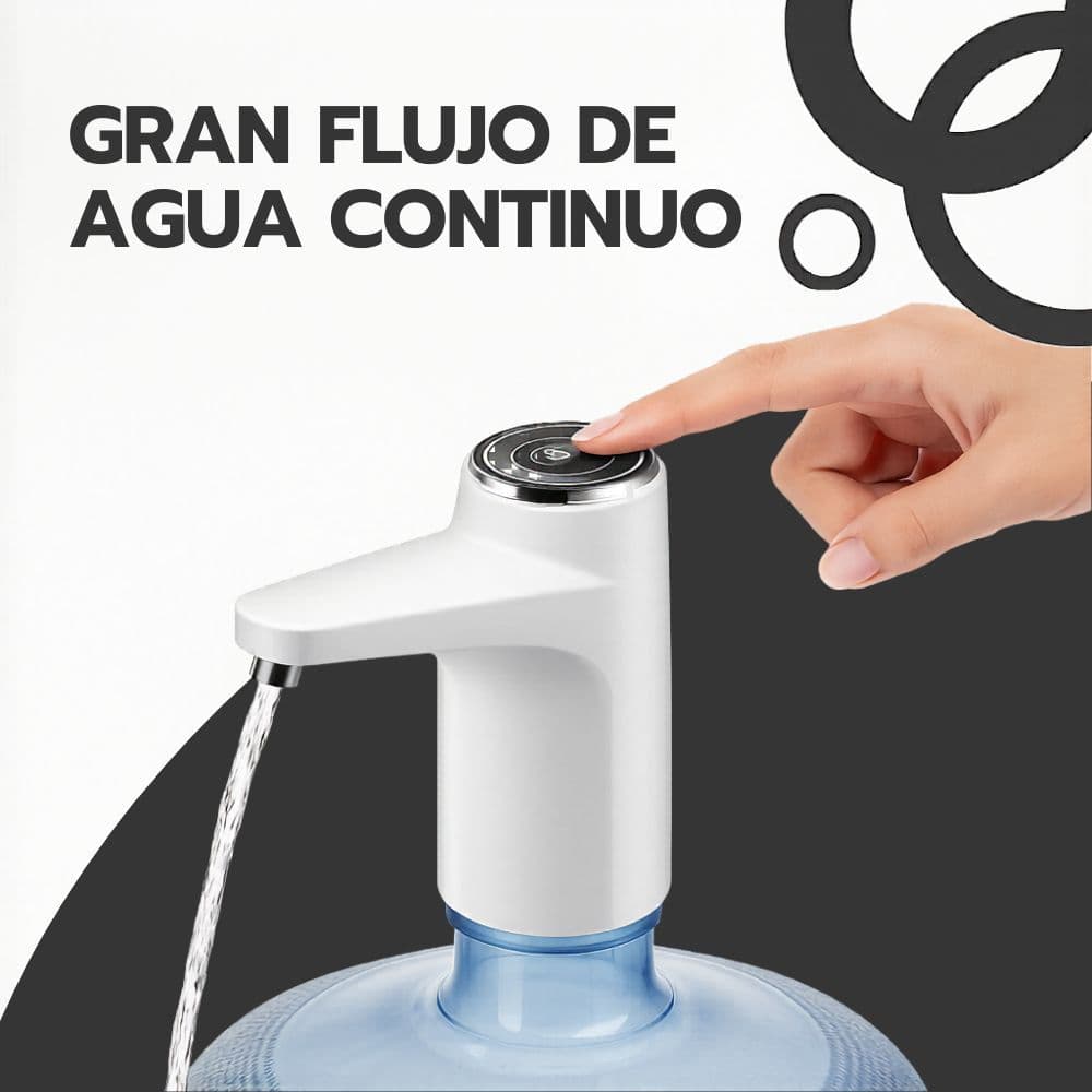 Dispensador Agua Eléctrico Bomba Usb Agua Dosificador Bidón — imagen 5