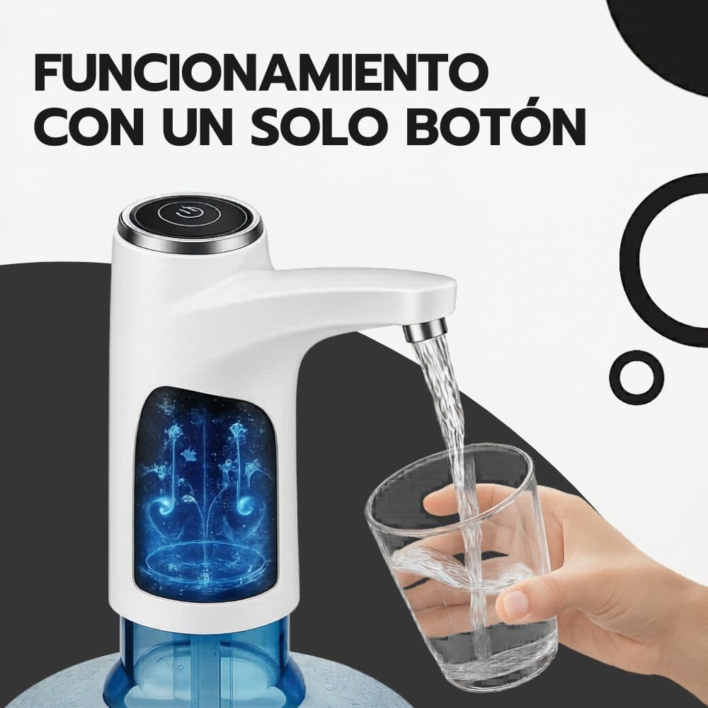Dispensador Agua Eléctrico Bomba Usb Agua Dosificador Bidón — imagen 6