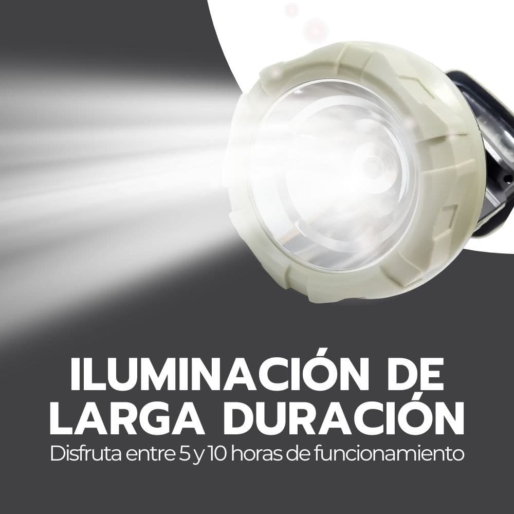 Linterna Farol Recargable De Mano 2en1 Multifuncional 180° — imagen 6