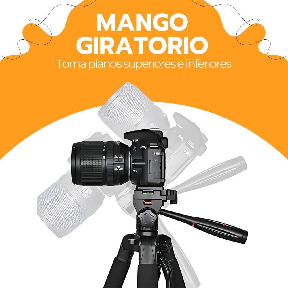Trípode Profesional 182 cm 360° Video + Bolso De Transporte — imagen 7
