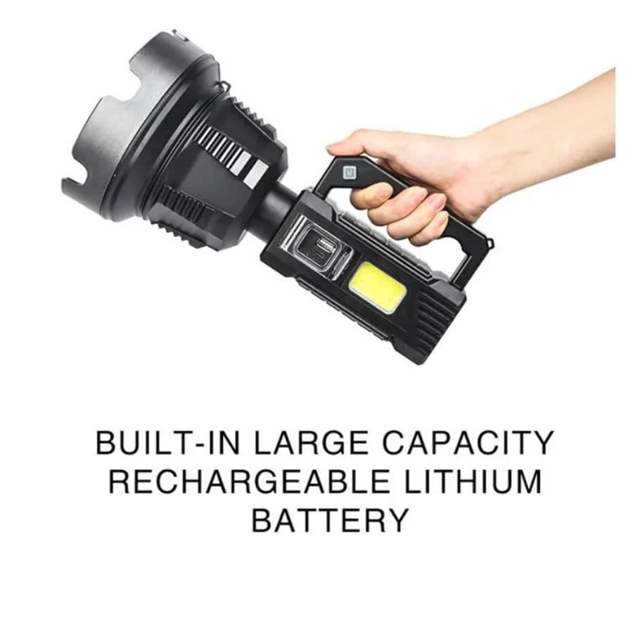 Lampara de mano usb 150 W Linterna Foco Led  Multifuncional