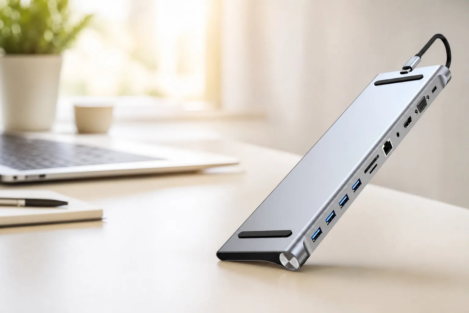 Adaptador 11 En 1 Usb-c Con Hdmi Y Puertos Usb para PC
