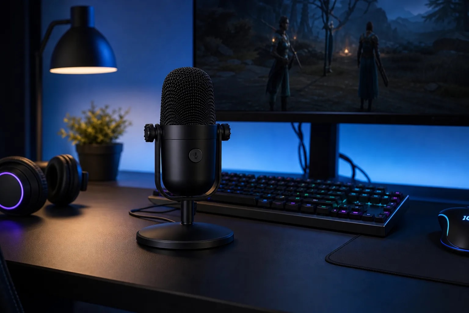 Audifonos Gamer con Microfono Onikuma M-830 RGB | Captación Cardioide, Reducción de Ruido y Mute Táctil para Gaming y Streaming en detalle