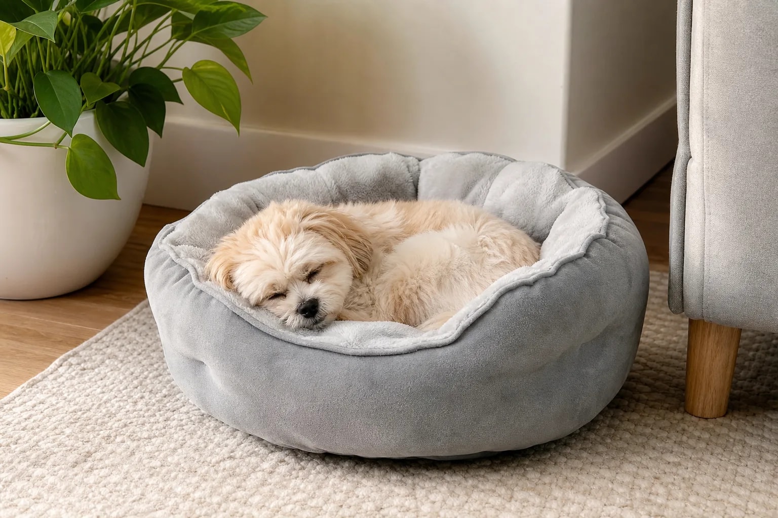 Cama antiestrés para perros y gatos | Ultrasuave y acogedora para descanso profundo | Mascotas pequeñas y grandes | Novystor en detalle