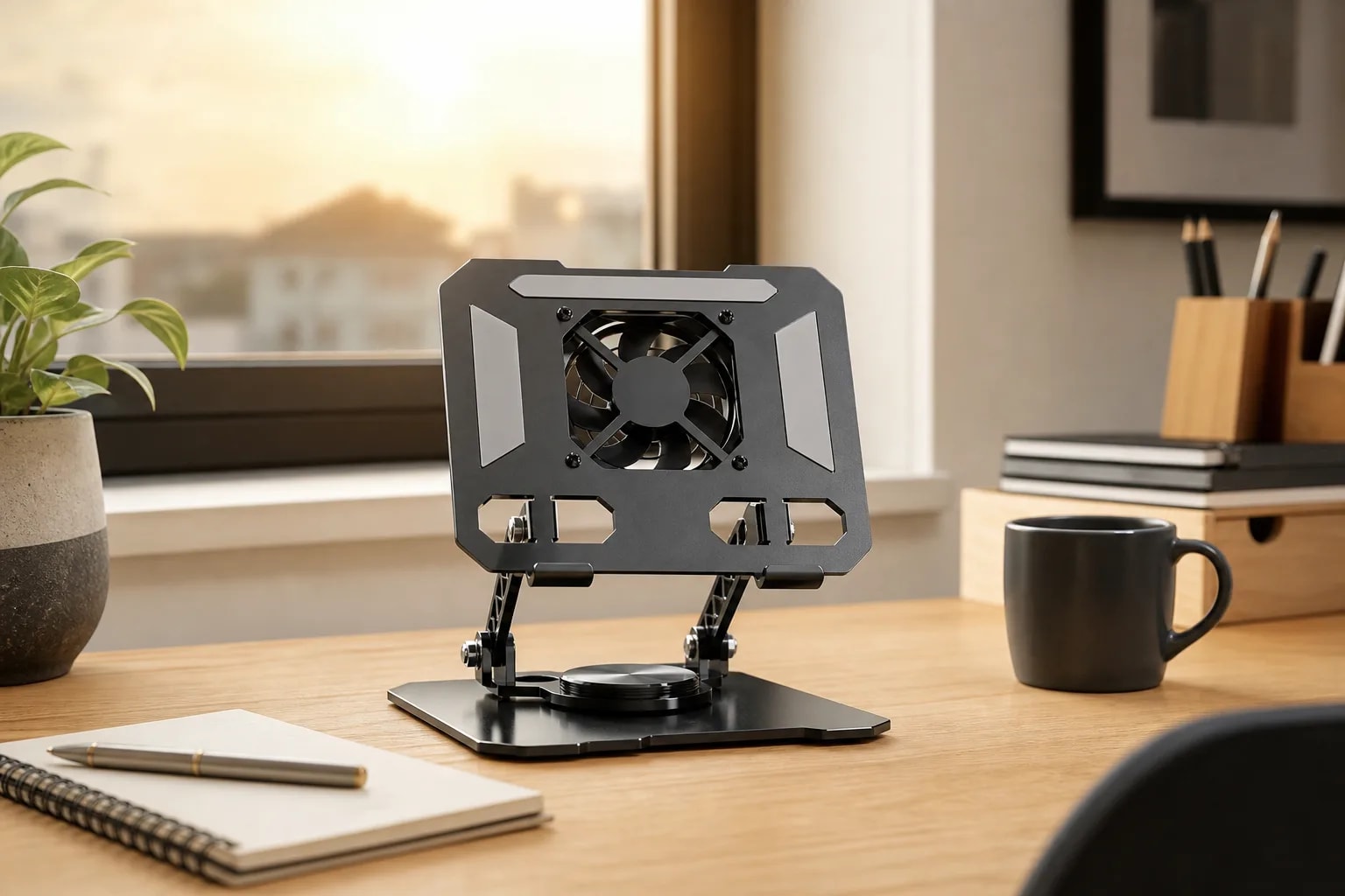 Soporte League of Legends | Base de Refrigeración Elevador para Laptop y Tablet con Ajuste de Inclinación y Rotación Metálica | Novystor en detalle