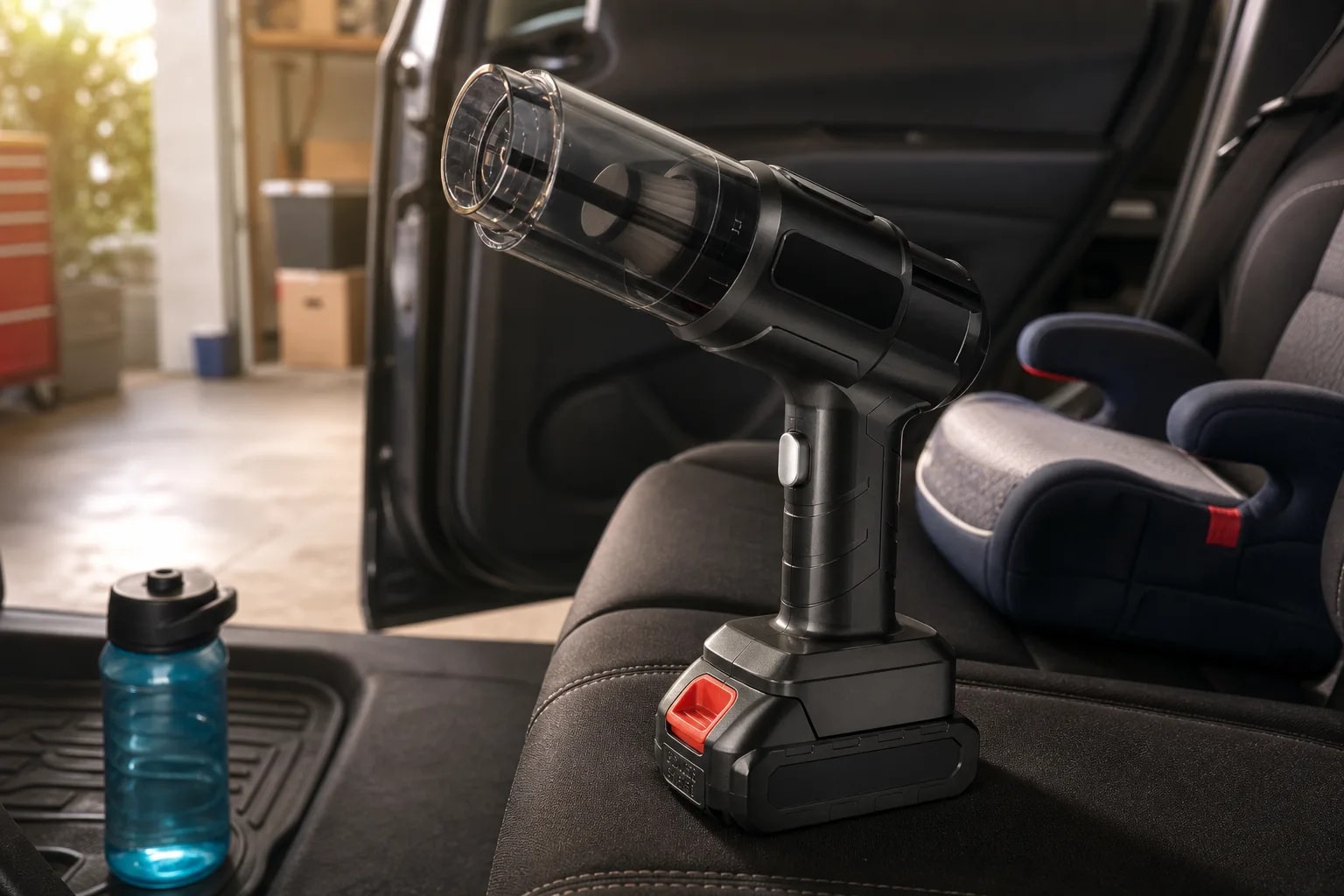 Aspiradora Inalámbrica Portátil Auto Alta Potencia 13000mah Negro