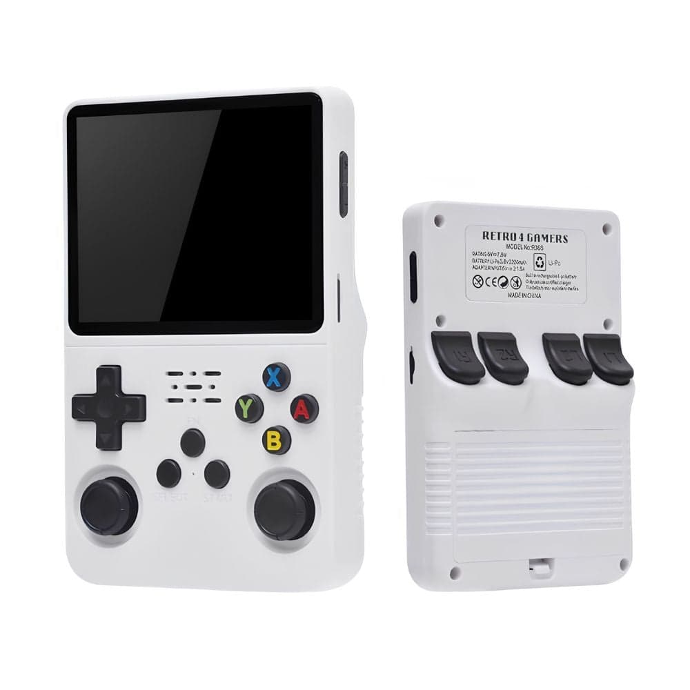 CONSOLA RETRO PORTATIL R36S 64GB WIFI +10000 JUEGOS BLANCO — imagen 2