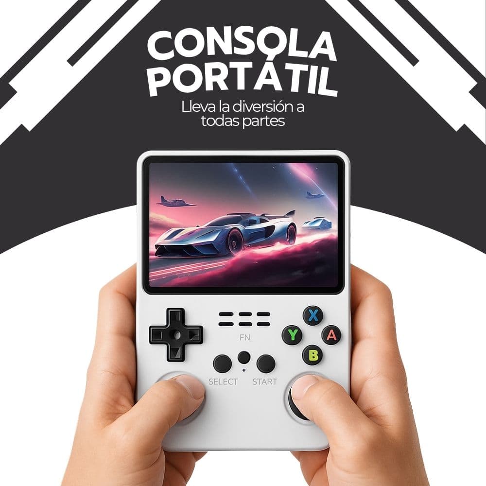 CONSOLA RETRO PORTATIL R36S 64GB WIFI +10000 JUEGOS BLANCO — imagen 5