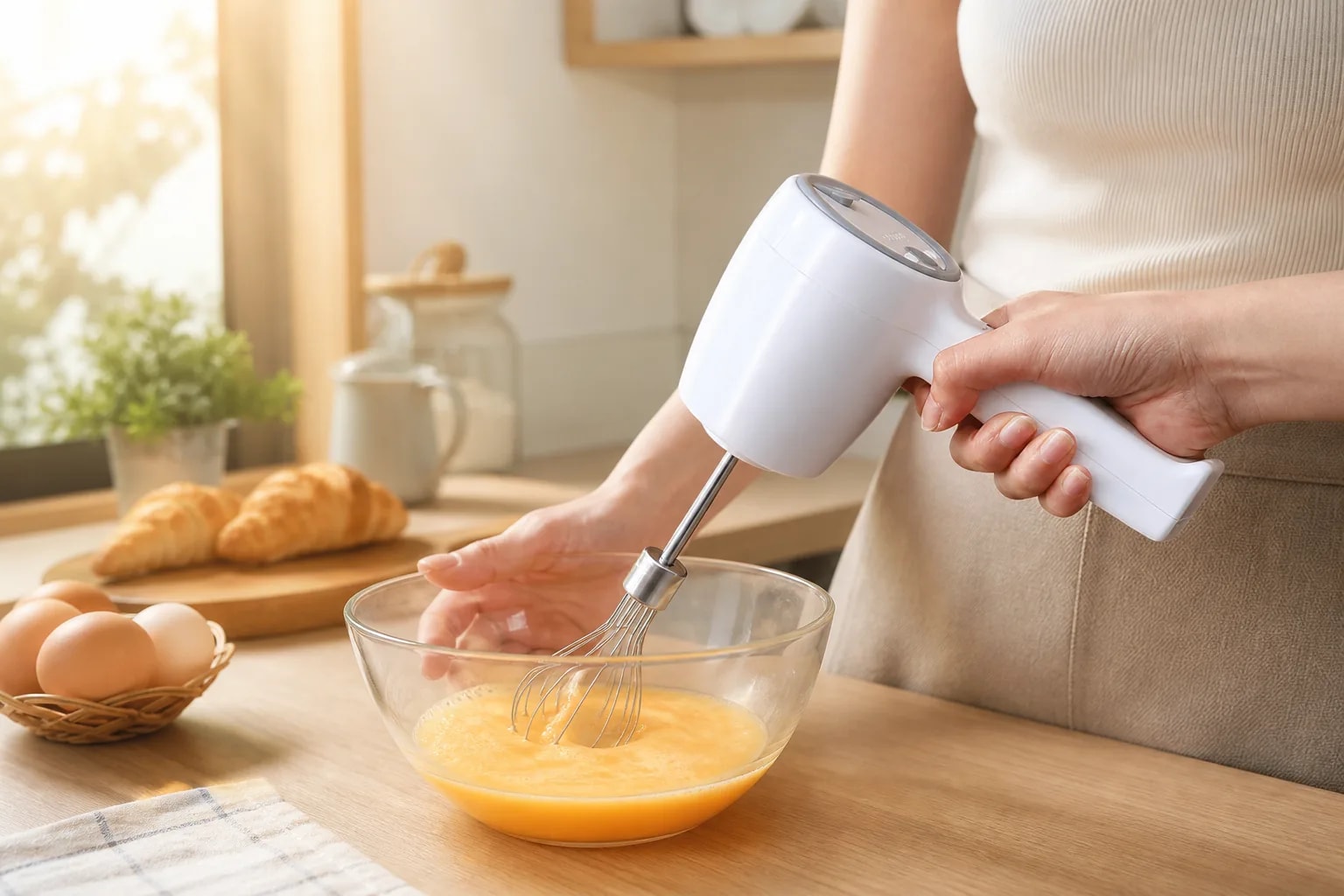 Huevos batidos en minutos