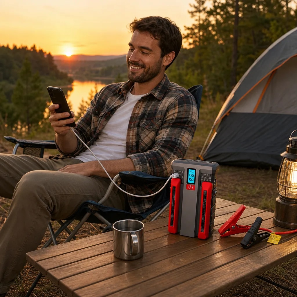 Carga tus dispositivos al aire libre