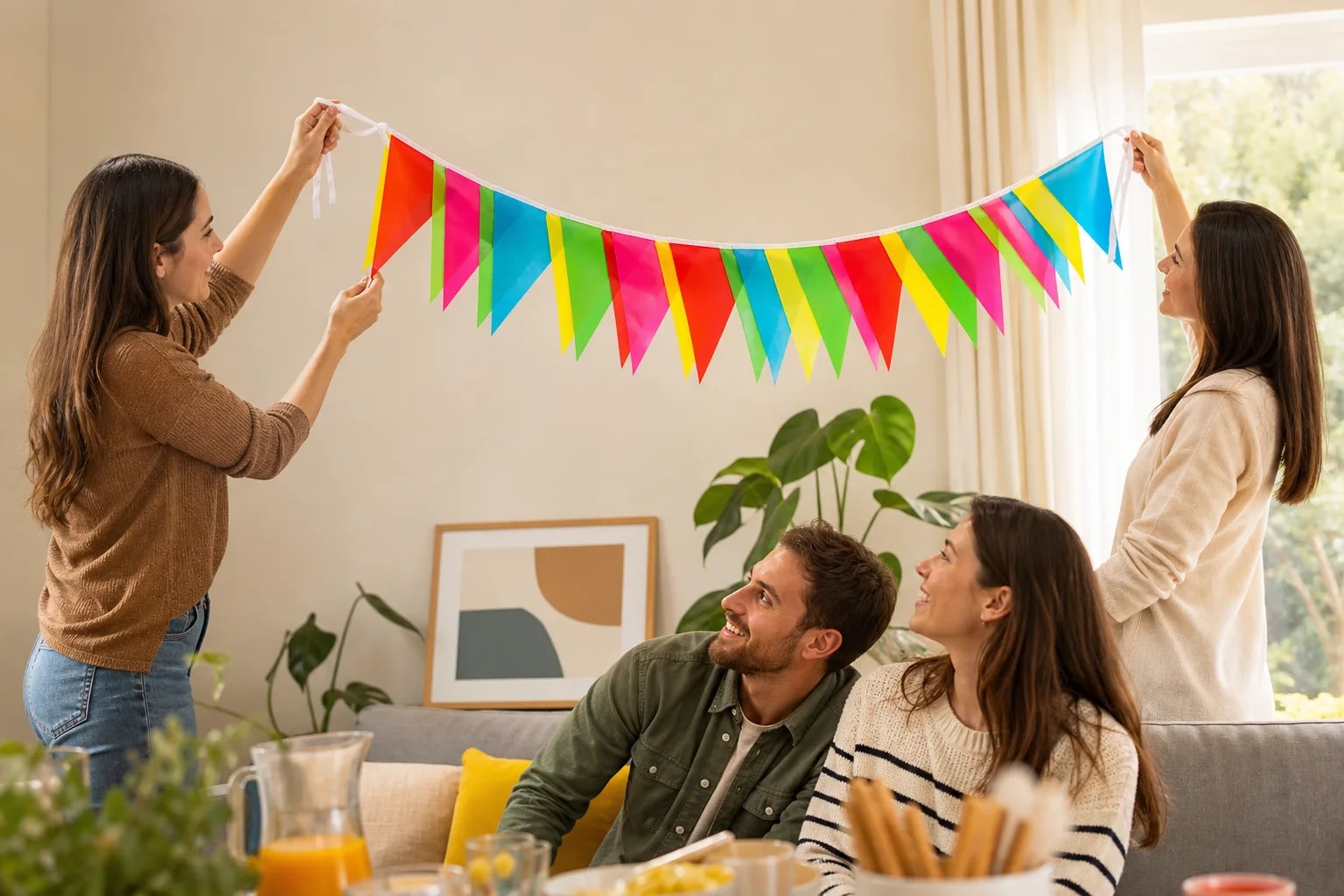 Decoración express para cumpleaños
