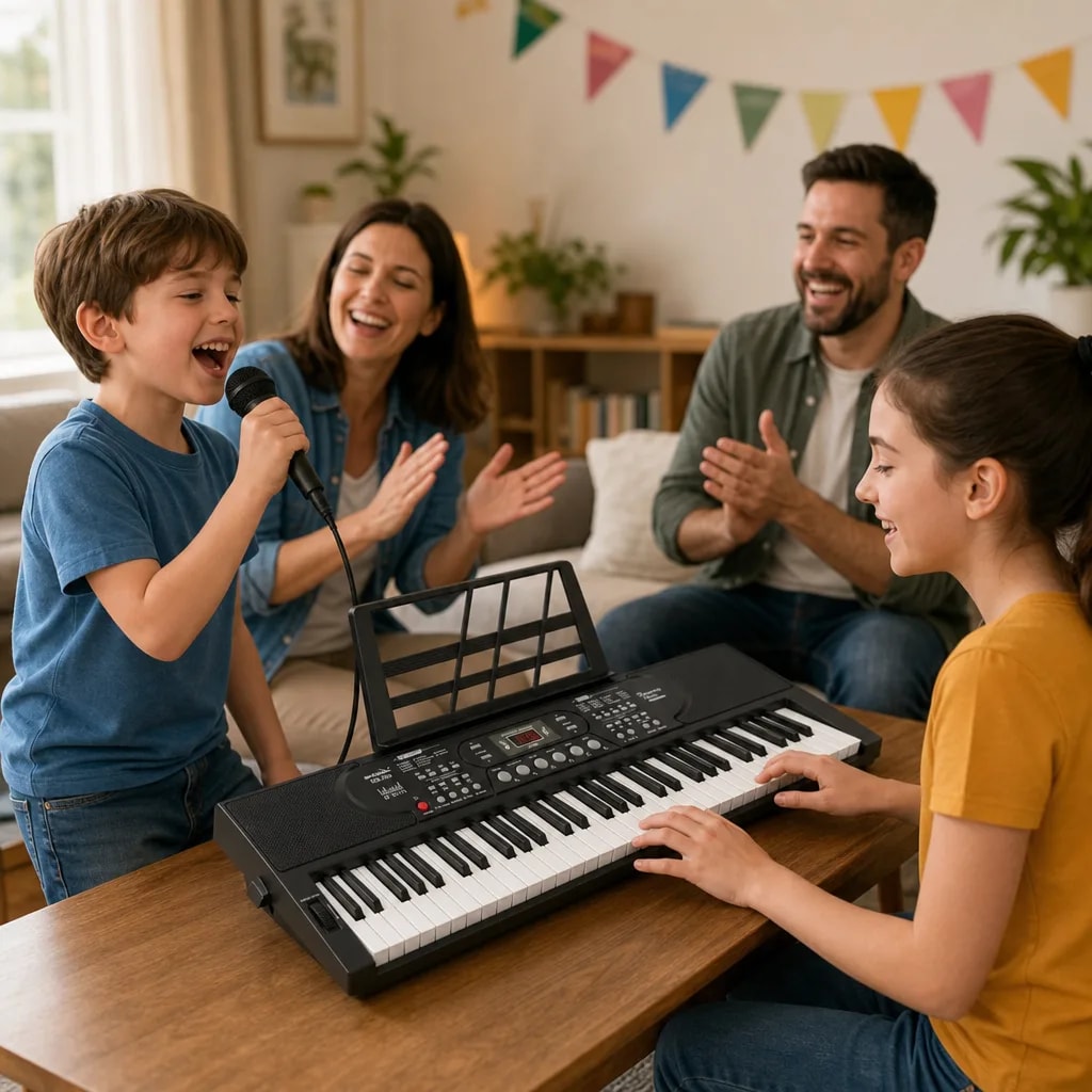 Canta y toca con la familia