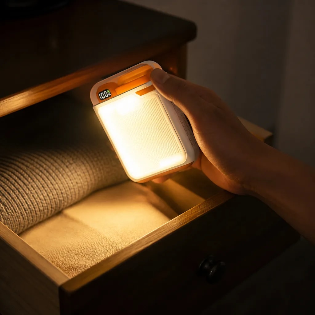 Linterna LED para la noche o un corte de luz