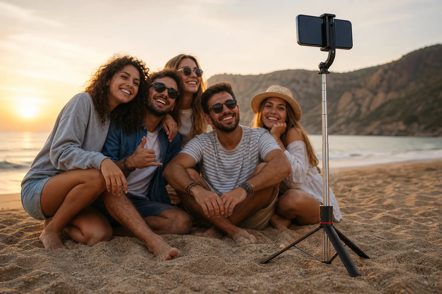 Selfies grupales sin esfuerzo