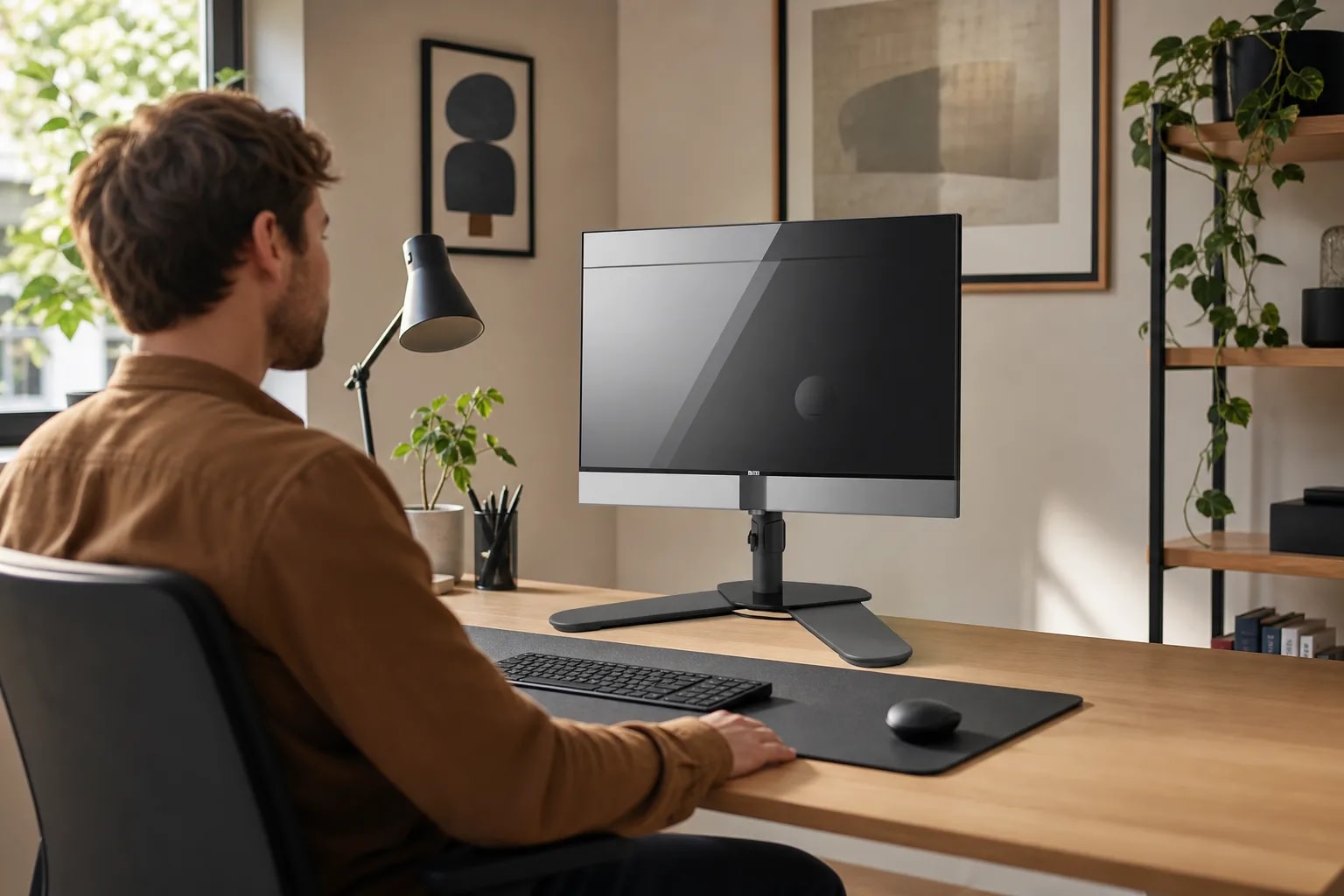 Espacio de trabajo limpio y productivo