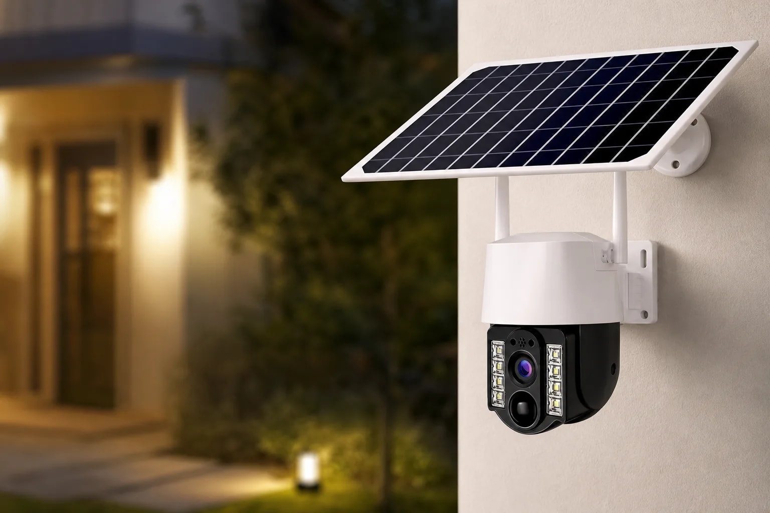 Cámara de Seguridad Solar IP66 5MP Visión Nocturna App