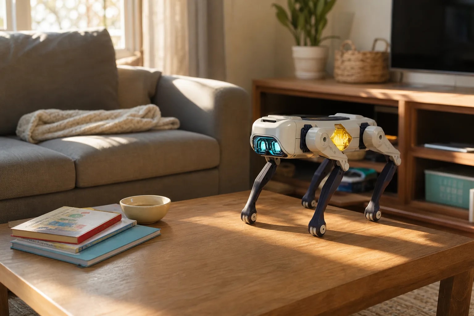 Perro Robot Inteligente Atlas Control Por App Y Voz Con IA