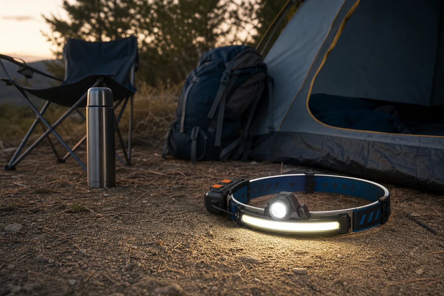 Linterna de Cabeza Recargable 5000lm W678 | Luz Fría LED Manos Libres para Camping, Ciclismo y Minería | Novystor