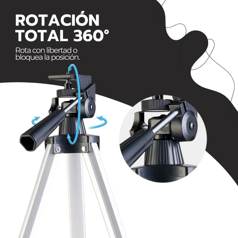 Telescopio Astronómico Profesional Monocular F30070m Blanco — imagen 7