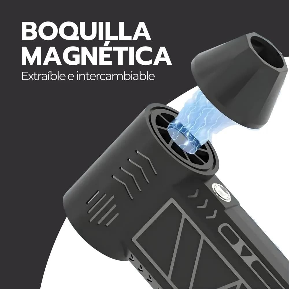 Aspirador Soplador De Aire Inalámbrico De 130000 Rpm Negro Negro — imagen 5
