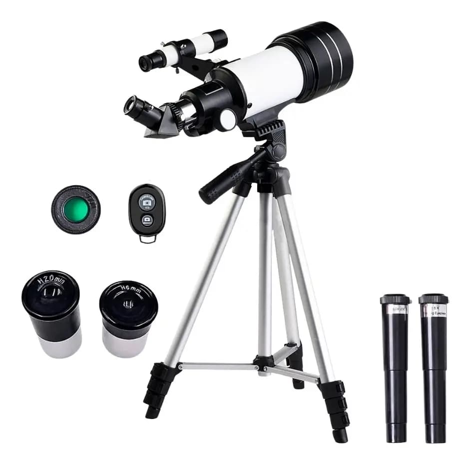Telescopio Astronómico Profesional Monocular F30070m Blanco — imagen 2