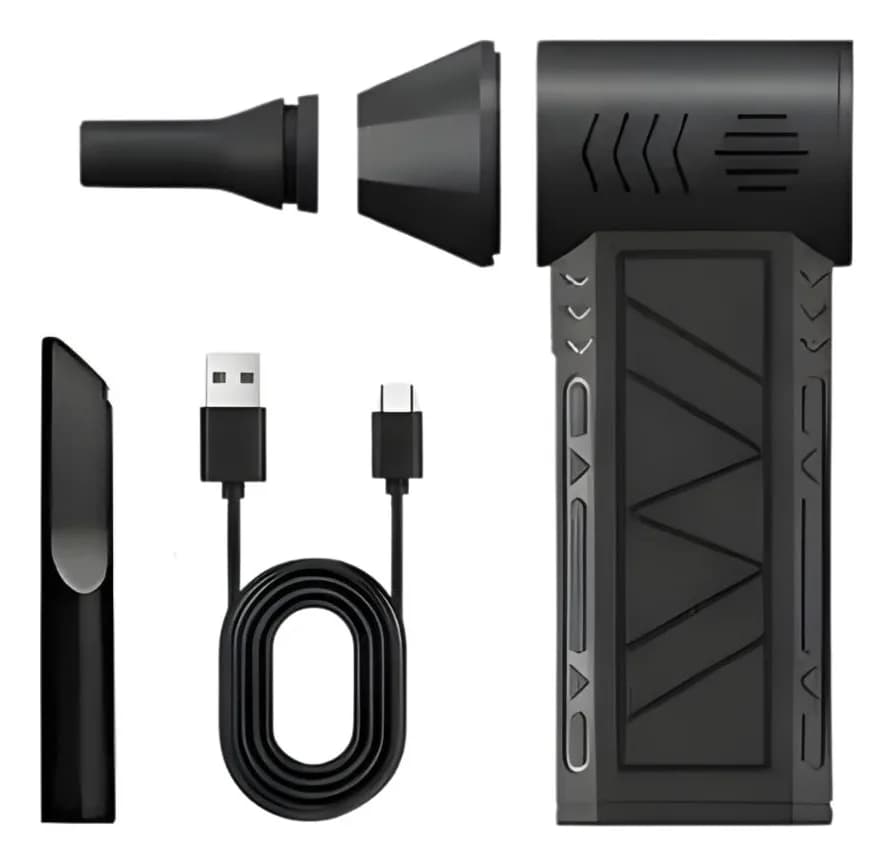 Aspirador Soplador De Aire Inalámbrico De 130000 Rpm Negro Negro — imagen 2