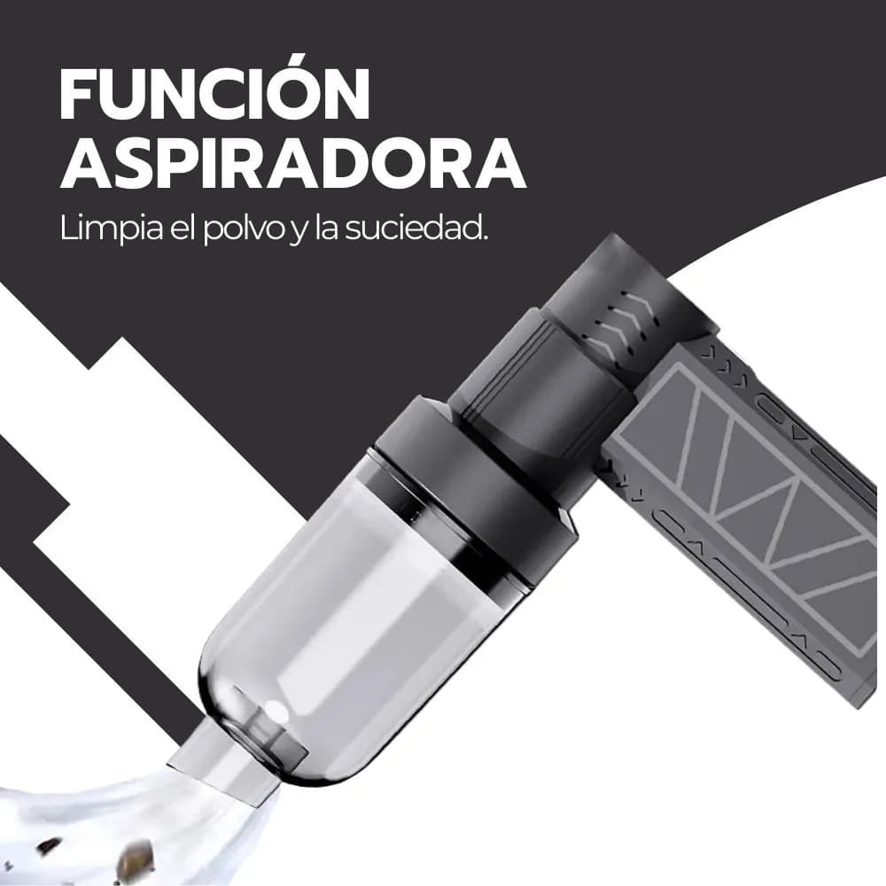 Aspirador Soplador De Aire Inalámbrico De 130000 Rpm Negro Negro — imagen 7
