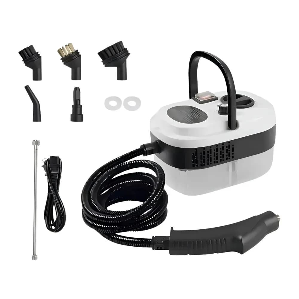 Limpiador A Vapor 2500w Alta Presión Cocina Baño Auto Blanco — imagen 2