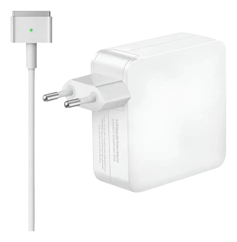 Cargador Macbook Y Laptop 60w Desmontable Conector T Negro
