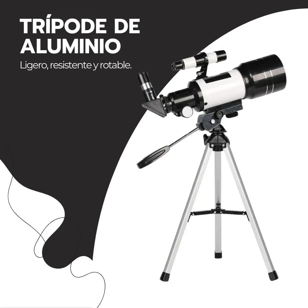 Telescopio Astronómico Profesional Monocular F30070m Blanco — imagen 8