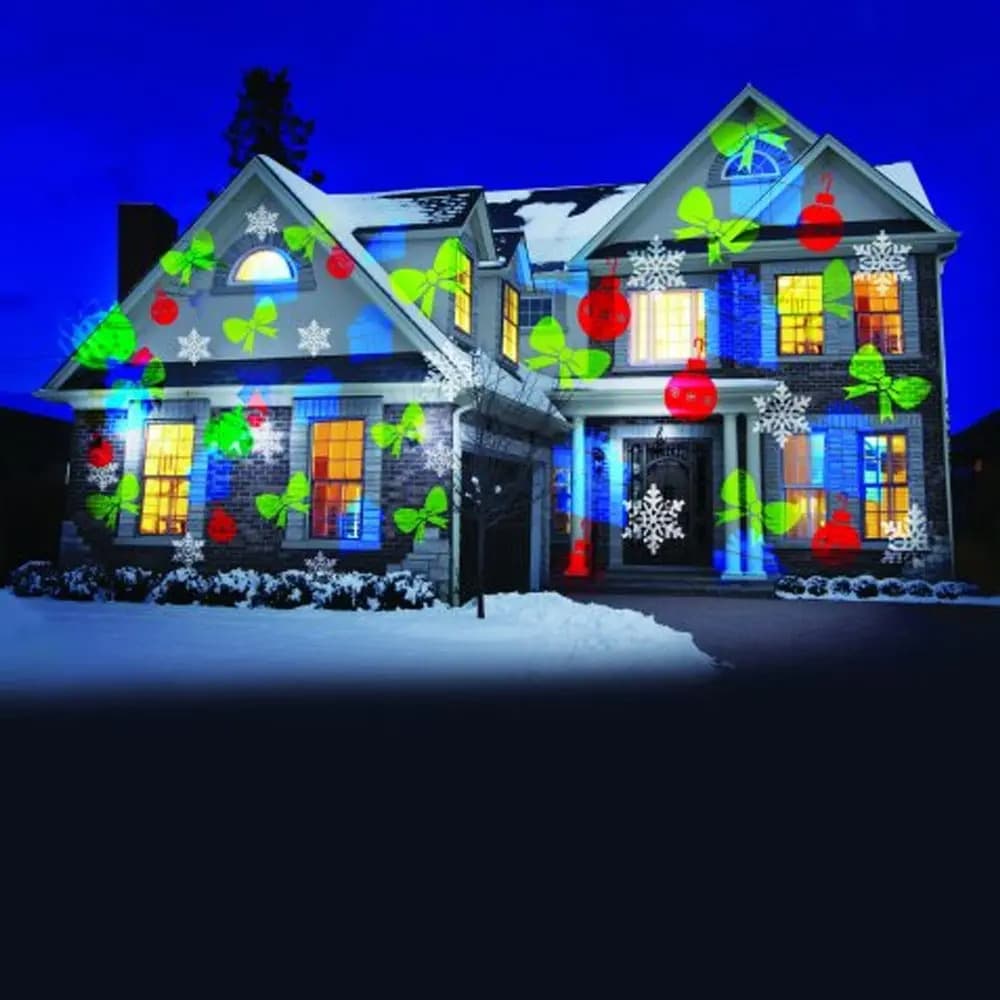 Proyector Led De Navidad Animado Multicolor Para Interior Y Exterior — imagen 6