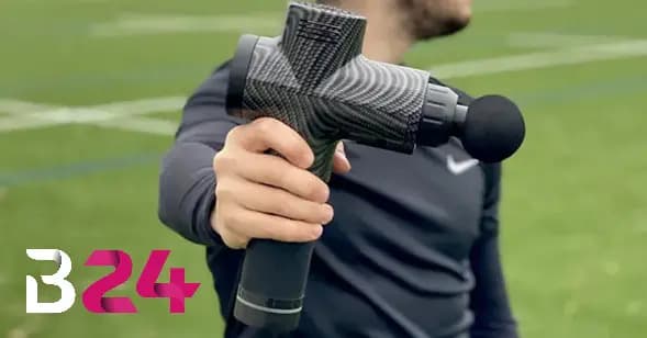 Pistola De Masaje Muscular Profesional Electrico Kine Spa Gris — imagen 9